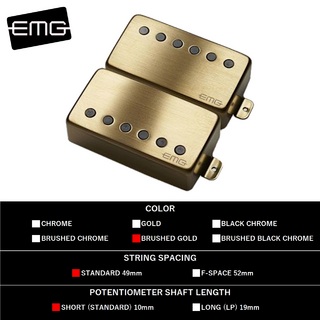 EMG JH SET (Brushed Gold) [James Hetfield Signature Model]【ギター用/ハムバッカーピックアップ】