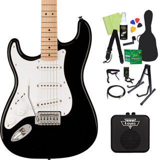 Squier by Fender SONIC STRATOCASTER エレキギター初心者14点セット(ミニアンプ付き) BLK LH レフティ ストラトキャスター