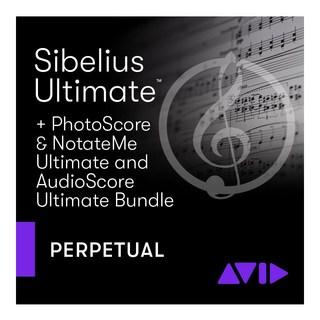 AvidSibelius Ultimate PhotoScore&AudioScore バンドル(9938-30111-00)(オンライン納品)(代引不可)