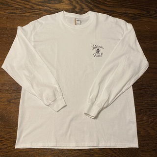 KAMINARIScript Long T-shirt / White
