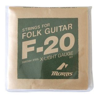 Morris F20XL アコースティックギター弦×5SET