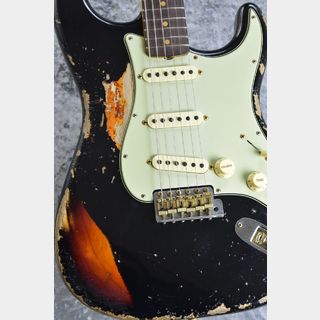 Fender Custom Shop 1963 Stratocaster Super Heavy Relic / Super Faded Aged Black ov 3CS [3.42kg]