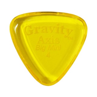 Gravity Guitar Picks Axis -Big Mini- GAXB4P 4.0mm Yellow ギターピック