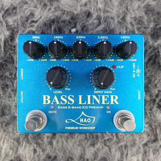 HAO BASS LINER 限定色 HAO】定番のプリアンプ、ベースライナーに、特別な3色の限定