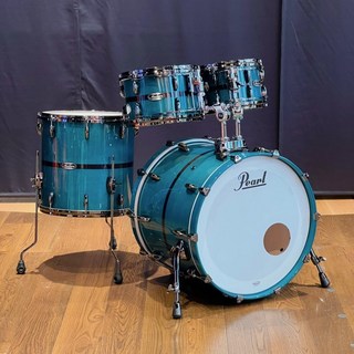PearlMasters Maple 4pc Drum Kit - #850 Aqua Turquoise Stripe [BD22，TT10&12，FT16，THL-1030×2]【イベ...