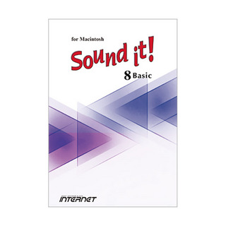 INTERNET Sound it! 8 Basic for Macintosh サウンド編集ソフト