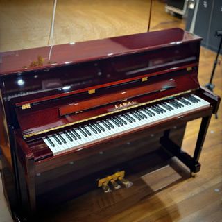 KAWAIK-114SN マホガニー艶出し塗装仕上げ アップライトピアノ 88鍵盤 島村楽器オリジナルモデル