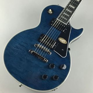 Epiphone Les Paul Custom Quilt Viper Blue (バイパーブルー) レスポールカスタム 島村楽器限定 |現物画像