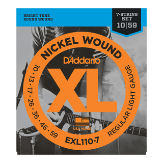 D'AddarioXL Nickel Round Wound EXL110-7 【7弦ギター用】