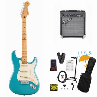 FenderPlayer II Stratocaster Maple FB Aquatone Blue エレキギター Fender 10Wアンプ付属エレキギター初心者セ