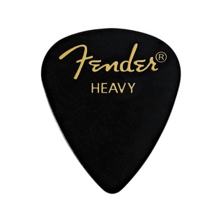 Fender フェンダー 351 Shape Classic Picks Black Heavy ピック×36枚