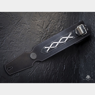 LAMANTA Stage Cordon X -Black Leather & Silver Parts-【ギブソンフロア取扱品】