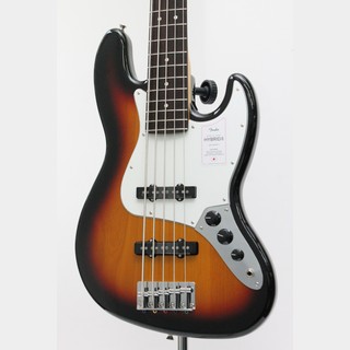 Fender Made in Japan Hybrid II Jazz Bass V, Rosewood Fingerboard / 3-Color Sunburst