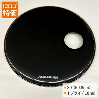 AQUARIANドラムヘッド RSM-20BK 20インチサイズ Gloss Black アクエリアン