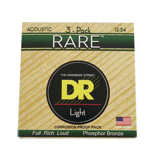 DR RARE RPM-12-3PK Light 3セットパック アコースティックギター弦