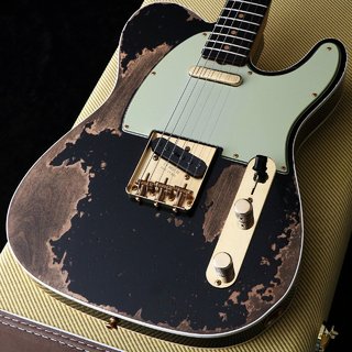 Fender Custom Shop Custom Built 1960 Custom Telecaster Super Heavy Relic Gold Hardware Aged Black【御茶ノ水本店】