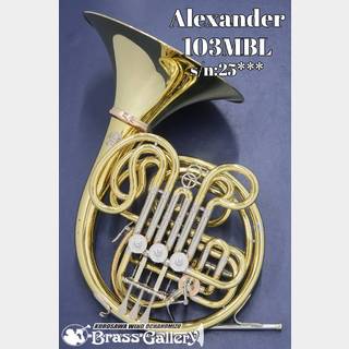 Alexander 103MBL【中古】【アレキサンダー】【イエローブラス】【ラッカー】【2009年製】【ウインドお茶の水】