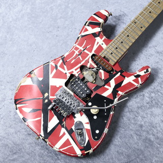 EVH Striped Series Frankie  -Red with Black Stripes-  Relic  別売りハードケース付き!「USED」