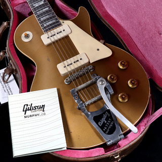 Gibson Custom Shop Murphy Lab 1956 Les Paul Standard Bigsby Heavy Aged Gold Top Dark Back【渋谷店】