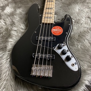 Squier by Fender Affinity Series Active Jazz Bass V -Black Metallic 【5弦ベース】【現物画像】