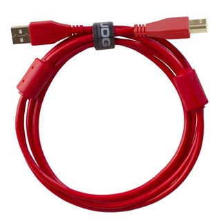 UDGUltimate Audio Cable USB 2.0 A-B Red Straight USBケーブル 1m ストレート オーディオケーブルU95001RD