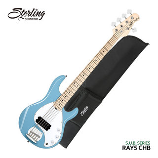 Sterling by MUSIC MAN エレキベース Ray5 Chopper Blue 5弦ベース スティングレイ スターリン