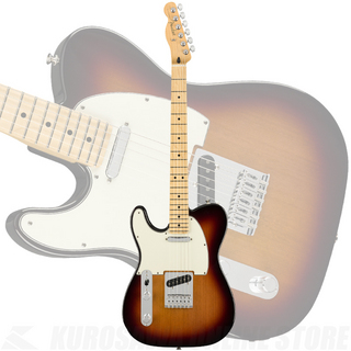 Fender Player Telecaster Left-Handed, Maple Fingerboard, 3-Color Sunburst(ご予約受付中)