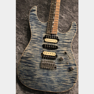 T's Guitars Custom Order DST-Pro24 Mahogany Limited 5A Exotic Flame Maple Trans Blue Denim 【9/24まで限定販売】