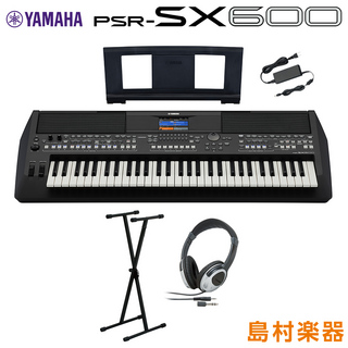 YAMAHA PSR-SX600 Xスタンド・ヘッドホンセット 61鍵盤 ポータブル