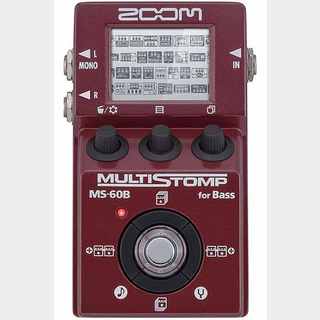 ZOOM MS-60B MultiStomp Chorus / Delay / Reverb Pedal Multi Stomp for Bass【御茶ノ水本店】