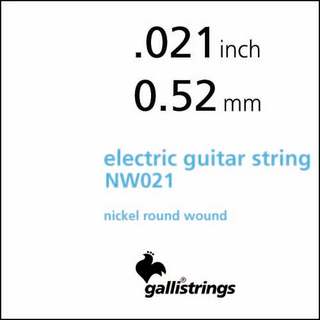 Galli StringsNW021 - Single String Nickel Round Wound エレキギター用バラ弦 .021【新宿店】
