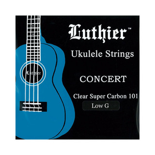 LuthierLU-CU-LG Ukulele Super Carbon 101 Strings コンサート用 Low G ウクレレ弦×6セット