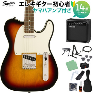 Squier by Fender CV 60S CTM TELE LRL 3TS エレキギター初心者14点セット 【ヤマハアンプ付き】