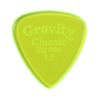 Gravity Guitar PicksClassic -Big Mini- GCLB15P 1.5mm Fluorescent Green ギターピック