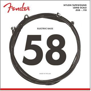 Fender 9120 Bass Strings Nylon Tapewound .058-.110 Gauge ベース弦 ナイロン・テープ・ワウンド【池袋店】