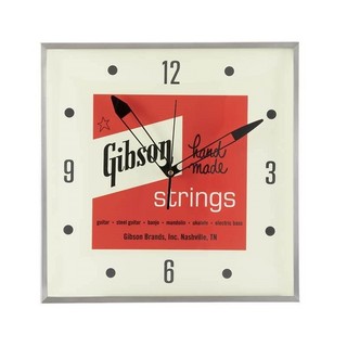 Gibson【展示してます!】GA-CLK4 Gibson Vintage Lighted Wall Clock【ギブソン時計】【壁掛け】