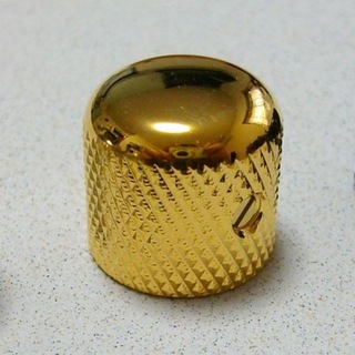 Montreux Brass Dome Knob Gold No.1351 ギターパーツ