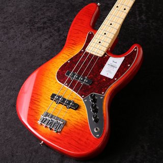 Fender2024 Collection MIJ HB II Jazz Bass Maple FB Flame Sunset Orange Transparent [限定モデル] 　【御茶ノ