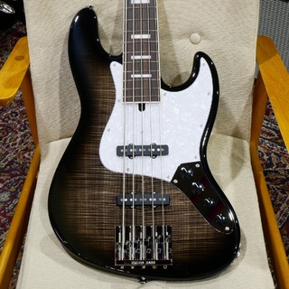 Crews Maniac Sound JB-2005 MP / Rosewood Fingerboard / Black Burst 【メイプルトップ仕様】【5弦アクティブベース】