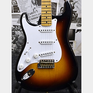 Fender Custom Shop 70th Anniversary 1954 Stratocaster Journeyman Relic Left Handed -Wide Fade 2 Color Sunburst-