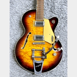 GretschG5655T-QM Electromatic Center Block Jr. Single-Cut Quilted Maple with Bigsby Sweet Tea