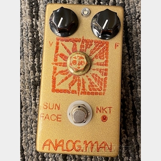 ANALOG.MAN Sun Face ''NKT , LED , DC Jack , Sun Dial Option'' 2017年製 【Rare!】【ファズ】