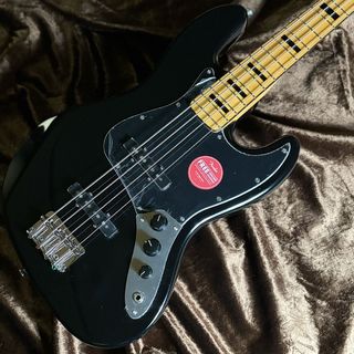 Squier by Fender Classic Vibe ’70s Jazz Bass Maple Fingerboard Black 《現物画像 / 迅速発送！》