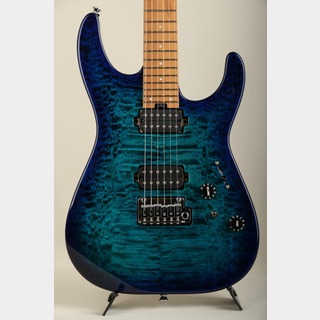 Charvel Pro-Mod DK24 HH 2PT CM QM Caramelized Maple Chlorine Burst 【S/N MC24002347】