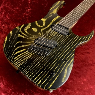 Strictly 7 Guitars USA Cobra K7 HT/B Fannd Fret -Black with Yellow Grain Fill- 【チョイ傷アウトレット特価】