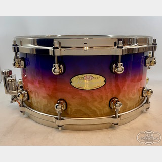 Pearl 【台湾ファクトリーツアー限定モデル】Masterworks Snare 14"×6.5" -Natural to Pink /Navy Over Tamo-