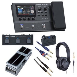 BOSS GX-10 Guitar Effects Processor ボス GX10 マルチエフェクター[自由自在にサウンドメイクセット] FS-1-WL