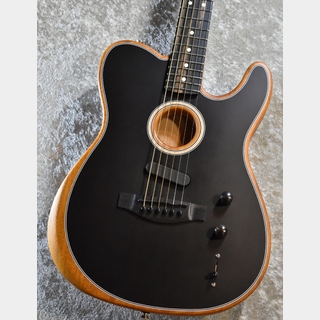Fender AMERICAN ACOUSTASONIC TELECASTER Black #US223195A【軽量2.30kg!】