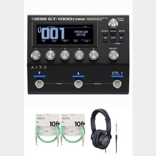 BOSSGT-1000CORE Guitar Effects Processor [周辺機器アイテム同時購入セット] フェンダー ケーブル(緑)【WEBSH