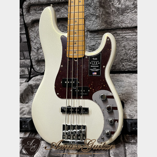 FenderAmerican Ultra Precision Bass Maple FB# Arctic Pearl 2022年製"N-Mint Condition" w/OHC 4.37kg